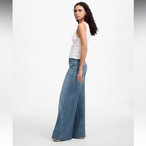 Madewell Wide-Sweep Trousers: Airy Denim Edition